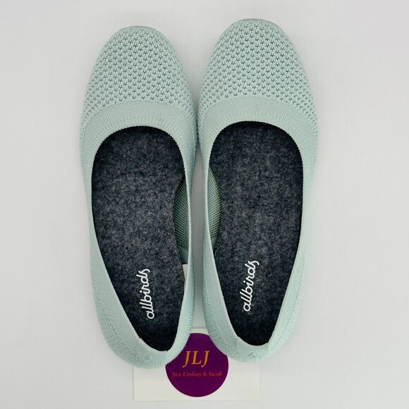 Allbirds Women's Tree Breezer Frost Blue Breathable Comfort Ballet Flats Size 5 - Picture 8 of 10